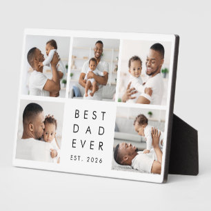 Vastgesteld 5 foto's Beste papa ooit  Fotoplaat