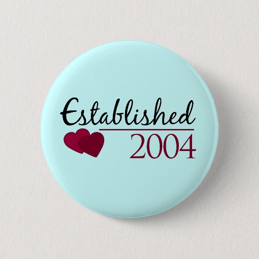 Vastgesteld in 2004 ronde button 5,7 cm (Voorkant)