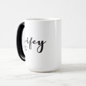 Vastgesteld jaar Gepersonaliseerd Wifey script mod Magische Mok (Voorkant links)