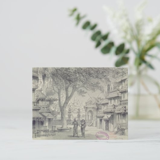 Vastgesteld Ontwerp voor Akte II van de opera Briefkaart (Staand voorkant)