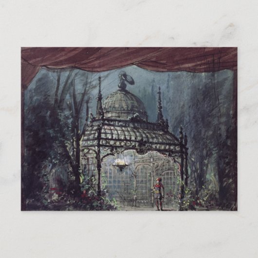 Vastgesteld ontwerp voor "de Magic Flute" Briefkaart (Voorkant)