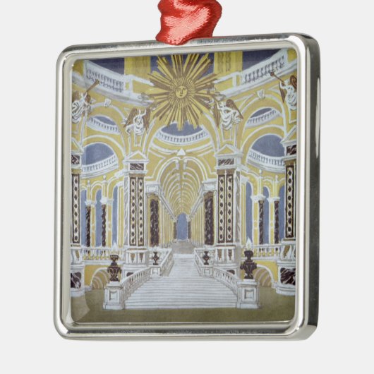 Vastgesteld ontwerp voor "de Magic Flute" Metalen Ornament (Links)