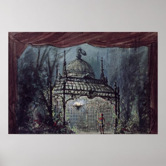 Vastgesteld ontwerp voor "de Magic Flute" Poster (Voorkant)