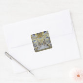 Vastgesteld ontwerp voor "de Magic Flute" Vierkante Sticker (Envelop)