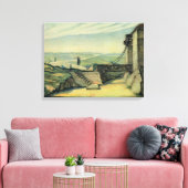Vastgesteld ontwerp voor Wet II van de opera "Fide Canvas Afdruk (Insitu (Woonkamer))
