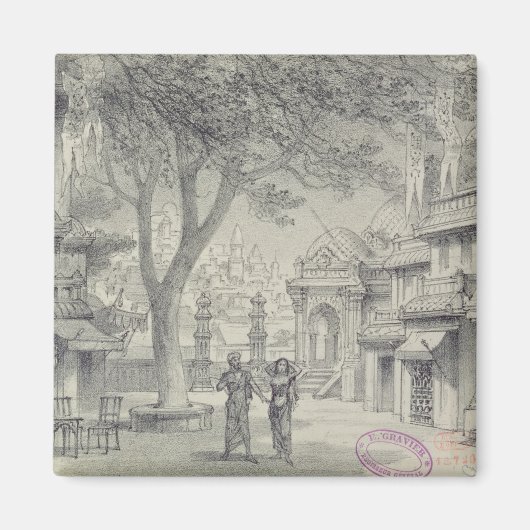 Vastgesteld Ontwerp voor Wet II van de opera "Lakm Magneet (Voorkant)