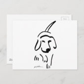 Vastgestelde beagle briefkaart (Voorkant / Achterkant)