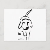 Vastgestelde beagle briefkaart (Voorkant)