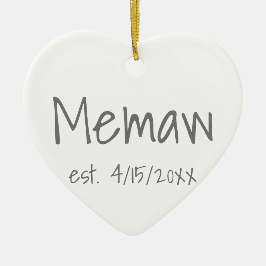 Vastgestelde datum keramisch ornament (Voorkant)