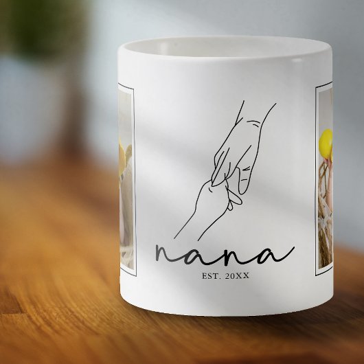 Vastgestelde oma Nana 2 foto Koffiemok