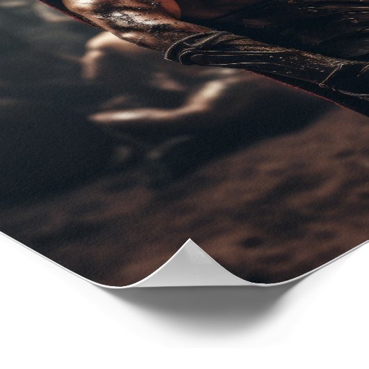 Vastgestelde secutor Gladiator Poster - Battle-Wor (Hoek)