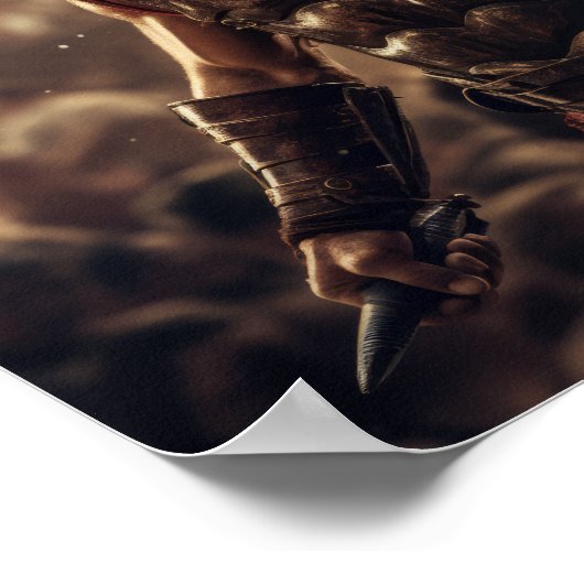 Vastgestelde secutor Gladiator Poster - Battle-Wor (Hoek)