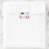 VASTGESTELDE SWIM RONDE STICKER (Tas)