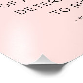 Vastgestelde weduwen van de Vrouw citeert Roze Zwa Foto Afdruk (Hoek)