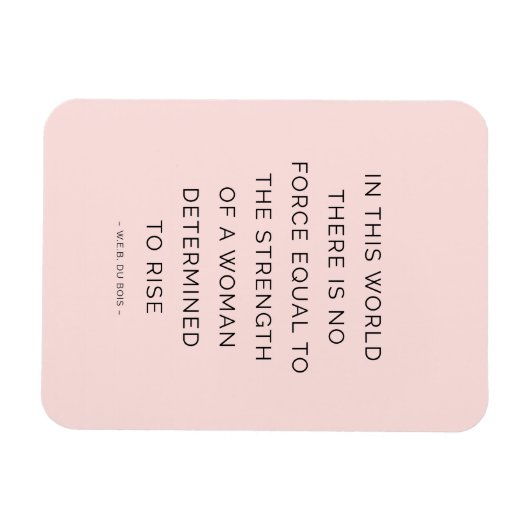 Vastgestelde weduwen van de Vrouw citeert Roze Zwa Magneet (Horizontaal)