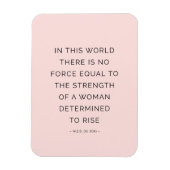 Vastgestelde weduwen van de Vrouw citeert Roze Zwa Magneet (Verticaal)