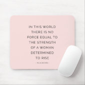 Vastgestelde weduwen van de Vrouw citeert Roze Zwa Muismat (Met muis)