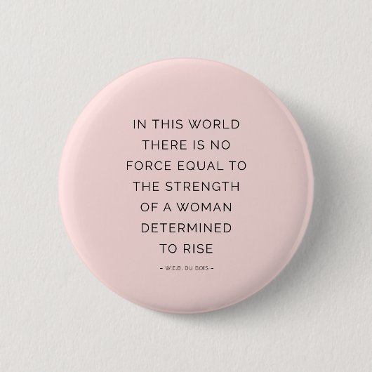 Vastgestelde weduwen van de Vrouw citeert Roze Zwa Ronde Button 5,7 Cm (Voorkant)