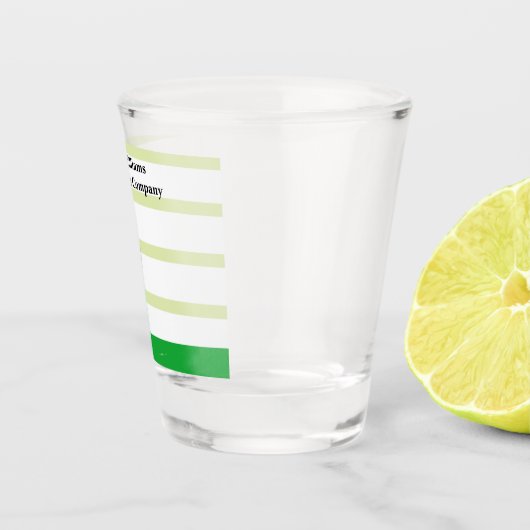 Vastgoed Bedrijf Huis Groene Moderne Marketing Shot Glas (Rechts)