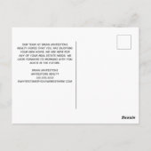 Vastgoed Blij Huis Jubileum Chic Maatwerk Briefkaart (Achterkant)