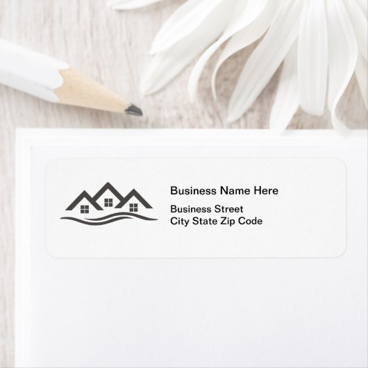 Vastgoed Bouw Retouradres Labels (Insitu)