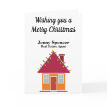 Vastgoed Corporate Christmas Kaart