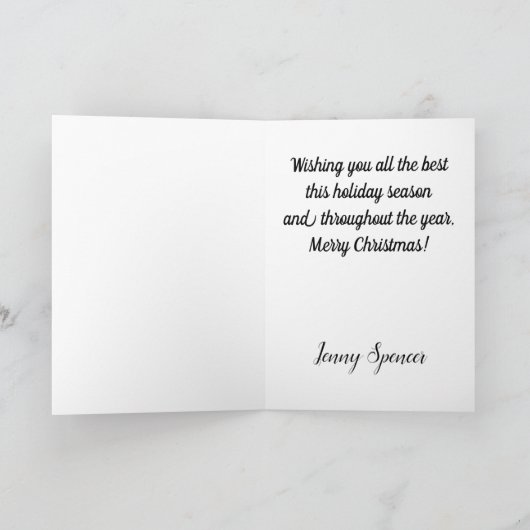 Vastgoed Corporate Christmas Kaart (Binnen)