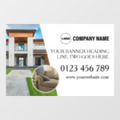 Vastgoed Custom Window Cling Raamsticker (Vel)