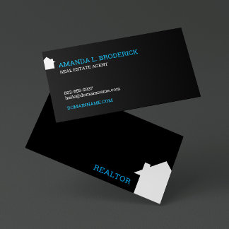 Vastgoed Eenvoudig Huis Logo Modern Visitekaartje
