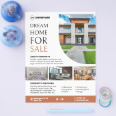 Vastgoed Eigenschappen Custom Flyer (Enkel)