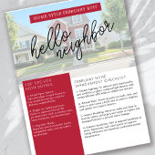 Vastgoed Februari Nieuwsbrief Promotie Flyer