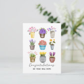 Vastgoed Felicitatie met uw nieuwe huis Stijlvol Briefkaart (Staand voorkant)