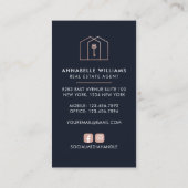 Vastgoed Foto Professioneel Elegant Visitekaartje (Achterkant)