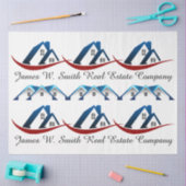 Vastgoed Gepersonaliseerd Gift Wrap Tissue Tissuepapier (Craft)