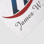 Vastgoed Gepersonaliseerd Gift Wrap Tissue Tissuepapier (Detail)