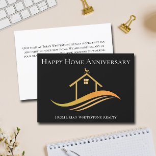 Vastgoed Happy Home Jubileum Chic Zwart Kaart