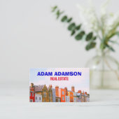 Vastgoed & Huis Makelaar (QR Code) Beste Realtor Visitekaartje (Staand voorkant)