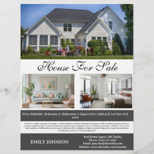 Vastgoed Huis te koop Flyer