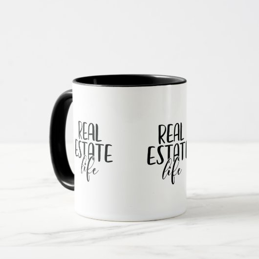 Vastgoed Leven Mok (Voorkant links)