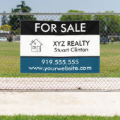 Vastgoed Logo Vastgoed Marketing Custom Outdoor Spandoek (Insitu)