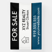 Vastgoed Logo Vastgoed Marketing Custom Outdoor Spandoek (Verticaal)