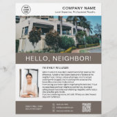 Vastgoed Makelaar Broker Marketing Flyer (Voorkant)