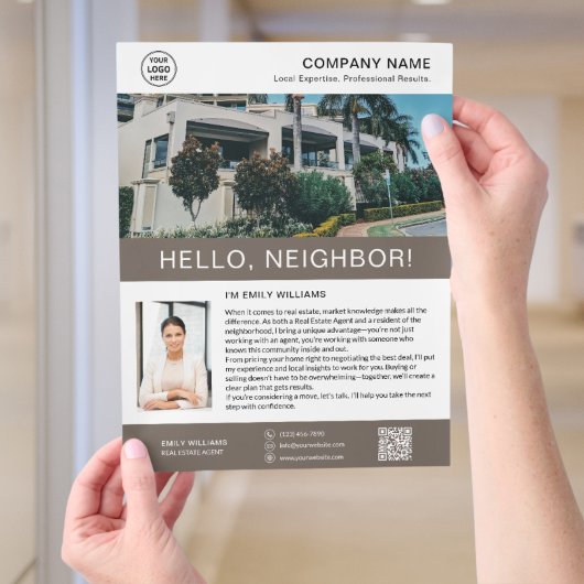 Vastgoed Makelaar Broker Marketing Flyer