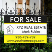 Vastgoed Makelaar Logo Marketing Te Koop Aangepast Spandoek