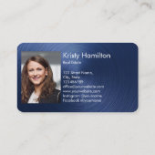 Vastgoed Marine Professioneel Huis Realtor Foto Visitekaartje (Achterkant)