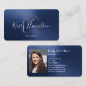 Vastgoed Marine Professioneel Huis Realtor Foto Visitekaartje (Voorkant / Achterkant)