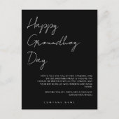 Vastgoed Marketing Client Happy Groundhog Day Briefkaart (Voorkant)