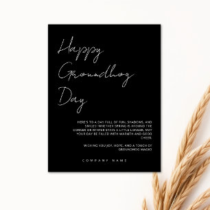 Vastgoed Marketing Client Happy Groundhog Day Briefkaart