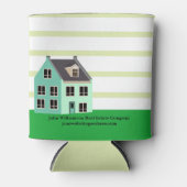 Vastgoed Marketing Open Huis Custom Groen Blikjeskoeler (Voorkant)