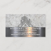 Vastgoed | Metaalborstel Visitekaartje (Achterkant)